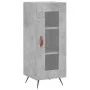 Gray concrete plywood sideboard 34.5x34x180 cm by vidaXL, Sideboards - Ref: Foro24-3199405, Price: 98,91 €, Discount: %