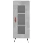 Gray concrete plywood sideboard 34.5x34x180 cm by vidaXL, Sideboards - Ref: Foro24-3199405, Price: 98,91 €, Discount: %