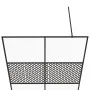 Accessible shower screen with clear black tempered glass 140x195 cm by vidaXL, Shower walls and screens - Ref: Foro24-151032,...