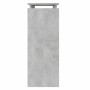 Mesa consola madera de ingeniería gris 80x30x80 cm