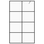 Accessible shower screen ESG transparent black glass 90x195 cm by vidaXL, Shower walls and screens - Ref: Foro24-151034, Pric...