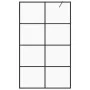 Accessible shower screen ESG transparent black glass 90x195 cm by vidaXL, Shower walls and screens - Ref: Foro24-151034, Pric...