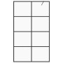 Barrierefreie Duschwand, transparentes schwarzes ESG-Glas, 100 x 195 cm von vidaXL, Duschwände und Duschwände - Ref: Foro24-1...