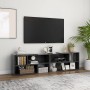 Mueble de TV madera contrachapada gris 149x30x52 cm en Muebles TV | Comprar online en Foro24