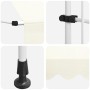 Toldo retráctil de operación manual 300 cm crema