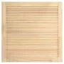 Solid pine wood slatted closet door 39.5x39.4 cm by vidaXL, cabinet doors - Ref: Foro24-151106, Price: 17,12 €, Discount: %