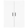 Hohes weißes Sperrholz-Sideboard 69,5 x 34 x 180 cm von vidaXL, Sideboards - Ref: Foro24-3199753, Preis: 182,38 €, Rabatt: %