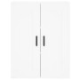 Hohes weißes Sperrholz-Sideboard 69,5 x 34 x 180 cm von vidaXL, Sideboards - Ref: Foro24-3199753, Preis: 187,08 €, Rabatt: %