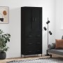 Aparador alto madera contrachapada negro 69,5x34x180 cm de vidaXL, Aparadores - Ref: Foro24-3199754, Precio: 198,59 €, Descue...