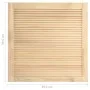 Solid pine wood slatted closet door 39.5x39.4 cm by vidaXL, cabinet doors - Ref: Foro24-151106, Price: 17,12 €, Discount: %