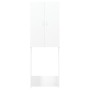 Armario de lavadora blanco 64x25,5x190 cm