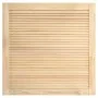 Puerta de armario de lamas 4 uds madera de pino 39,5x39,4 cm de vidaXL, Puertas de armarios - Ref: Foro24-151108, Precio: 47,...