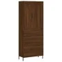 Hohes Sideboard Sperrholz braune Eiche 69,5x34x180 cm von vidaXL, Sideboards - Ref: Foro24-3199760, Preis: 179,35 €, Rabatt: %