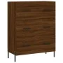 Hohes Sideboard Sperrholz braune Eiche 69,5x34x180 cm von vidaXL, Sideboards - Ref: Foro24-3199760, Preis: 179,35 €, Rabatt: %