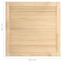 Schranktürlatten 4 Stück Kiefernholz 39,5 x 39,4 cm von vidaXL, Schranktüren - Ref: Foro24-151108, Preis: 45,67 €, Rabatt: %