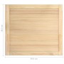 Puerta de armario de lamas 2 uds madera de pino 39,5x49,4 cm de vidaXL, Puertas de armarios - Ref: Foro24-151110, Precio: 28,...