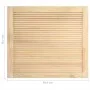 Schranktürlatten 2 Stück Kiefernholz 39,5 x 49,4 cm von vidaXL, Schranktüren - Ref: Foro24-151110, Preis: 28,79 €, Rabatt: %