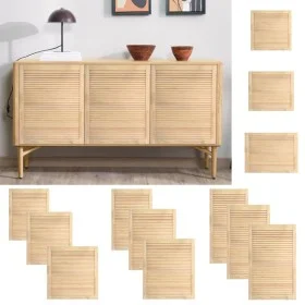 Schranktürlatten 4 Stück Kiefernholz 39,5 x 49,4 cm von vidaXL, Schranktüren - Ref: Foro24-151111, Preis: 46,86 €, Rabatt: %