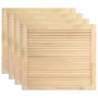 Schranktürlatten 4 Stück Kiefernholz 39,5 x 49,4 cm von vidaXL, Schranktüren - Ref: Foro24-151111, Preis: 51,04 €, Rabatt: %