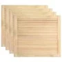 Wardrobe door slats 4 pcs pine wood 39.5x49.4 cm by vidaXL, cabinet doors - Ref: Foro24-151111, Price: 46,79 €, Discount: %