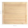 Schranktürlatten 4 Stück Kiefernholz 39,5 x 49,4 cm von vidaXL, Schranktüren - Ref: Foro24-151111, Preis: 51,04 €, Rabatt: %