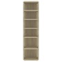 Muebles zapateros 2 uds color roble Sonoma 27,5x27x102 cm