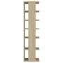 Muebles zapateros 2 uds color roble Sonoma 27,5x27x102 cm