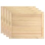 Lamellenschranktür 4 Stk. Kiefernholz 39,5x59,4 cm von vidaXL, Schranktüren - Ref: Foro24-151114, Preis: 65,64 €, Rabatt: %