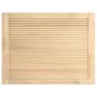 Lamellenschranktür 4 Stk. Kiefernholz 39,5x59,4 cm von vidaXL, Schranktüren - Ref: Foro24-151114, Preis: 65,64 €, Rabatt: %