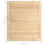 Puerta de armario de lamas madera de pino maciza 61,5x49,4 cm de vidaXL, Puertas de armarios - Ref: Foro24-151118, Precio: 31...