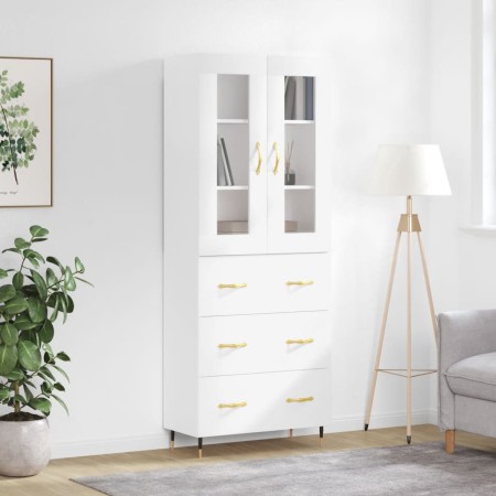 Hohes Sideboard Sperrholz weiß 69,5x34x180 cm von vidaXL, Sideboards - Ref: Foro24-3198385, Preis: 181,21 €, Rabatt: %