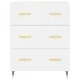 Aparador alto madera contrachapada blanco 69,5x34x180 cm de vidaXL, Aparadores - Ref: Foro24-3198385, Precio: 178,77 €, Descu...