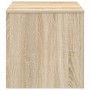 Mesas auxiliares 3 pzas madera contrachapada color roble Sonoma