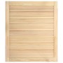 Puertas de armario de lamas 4 uds madera de pino 61,5x49,4 cm de vidaXL, Puertas de armarios - Ref: Foro24-151120, Precio: 72...