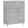 Aparador alto madera contrachapada gris hormigón 69,5x34x180 cm von vidaXL, Sideboards - Ref: Foro24-3198389, Preis: 173,03 €...