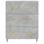 Aparador alto madera contrachapada gris hormigón 69,5x34x180 cm von vidaXL, Sideboards - Ref: Foro24-3198389, Preis: 173,03 €...