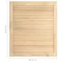 Slatted wardrobe doors 4 pcs pine wood 61.5x49.4 cm by vidaXL, cabinet doors - Ref: Foro24-151120, Price: 70,60 €, Discount: %