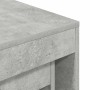 Mesas apilables 3 piezas madera contrachapada gris hormigón