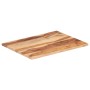 Solid acacia wood table top 25-27 mm thick 70x80 cm by vidaXL, Table tops - Ref: Foro24-285996, Price: 104,52 €, Discount: %