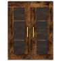 Hohes Sideboard aus geräuchertem Eichensperrholz, 69,5 x 34 x 180 cm von vidaXL, Sideboards - Ref: Foro24-3198398, Preis: 180...