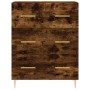Hohes Sideboard aus geräuchertem Eichensperrholz, 69,5 x 34 x 180 cm von vidaXL, Sideboards - Ref: Foro24-3198398, Preis: 180...