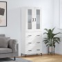 Aparador alto madera contrachapada blanco 69,5x34x180 cm de vidaXL, Aparadores - Ref: Foro24-3198401, Precio: 198,85 €, Descu...
