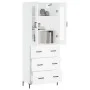 Hohes Sideboard Sperrholz weiß 69,5x34x180 cm von vidaXL, Sideboards - Ref: Foro24-3198401, Preis: 181,98 €, Rabatt: %