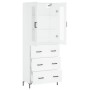 Hohes Sideboard Sperrholz weiß 69,5x34x180 cm von vidaXL, Sideboards - Ref: Foro24-3198401, Preis: 186,98 €, Rabatt: %
