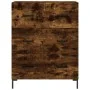 Hohes Sideboard aus geräuchertem Eichensperrholz, 69,5 x 34 x 180 cm von vidaXL, Sideboards - Ref: Foro24-3198406, Preis: 177...