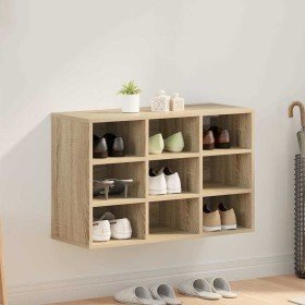 Zapatero Roble Sonoma 77.5 x 30 x 51 cm Madera contrachapada Zapatero Roble Sonoma 77.5 x 30 x 51 cm Madera contrachapada