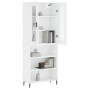Aparador alto madera contrachapada blanco 69,5x34x180 cm by vidaXL, Sideboards - Ref: Foro24-3198737, Price: 146,83 €, Discou...