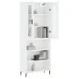 Aparador alto madera contrachapada blanco 69,5x34x180 cm de vidaXL, Aparadores - Ref: Foro24-3198737, Precio: 144,95 €, Descu...