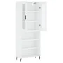 Aparador alto madera contrachapada blanco 69,5x34x180 cm de vidaXL, Aparadores - Ref: Foro24-3198737, Precio: 144,95 €, Descu...
