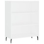 Aparador alto madera contrachapada blanco 69,5x34x180 cm by vidaXL, Sideboards - Ref: Foro24-3198737, Price: 146,83 €, Discou...